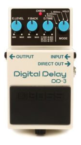 digital delay pedal